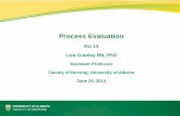 Process Evaluation - University of Alberta · Question 8 How can we capture and scale-up learning about implementation and impact from process evaluation studies? SCOPEOUT one year