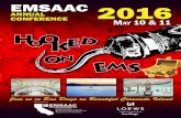 2016EMSAAC Brochure proof - San Joaquin County, California · 2016-02-18 · See hotel information in brochure. Book rooms by April 14 to guarantee reduced rate. REGISTRATION OPTIONS: