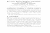 Barycentric Bounds in Stochastic Programming: Theory and … · 2016-02-27 · Barycentric Bounds in Stochastic Programming: Theory and Application Karl Frauendorfera, Daniel Kuhnb,