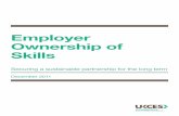 Employer Ownership of Skills - GOV UK · Employer Ownership of Skills 7 The fact that the public contribution for vocational training flows through the employer puts purchasing power