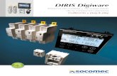 DIRIS Digiware - Control and safety of low voltage ... · Gracias a las funciones de control de calidad de la energía eléctrica que DIRIS Digiware ofrece, es más fácil prever