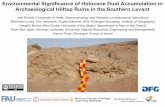 Environmental Significance of Holocene Dust …...Loess in the Negev has been proposed to result from quartz abrasion in Negev-Sinai sand dunes – and Ergs in general as 'desert loess'