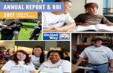 ANNUAL REPORT & ROI - United Way of Elkhart County United Way of Elkhart...A LETTER FROM THE PRESIDENT LIVING UNITED When people LIVE UNITED, amazing things happen. When an Amish family