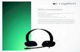 Logitech® Stereo Headset H151 - SencommunicationsLogitech® Stereo Headset H151 Speak clearly. • Works with common calling applications across almost all platforms and operating