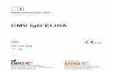 CMV IgG ELISA · 2017-11-09 · CMV IgG ELISA EIA-3468 Version 2.0 2017/09 - vk - 2 - 1 INTRODUCTION 1.1 Intended Use The DRG CMV IgG ELISA provides materials for the quantitative