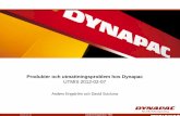 Produkter och utmattningsproblem hos Dynapac UTMIS 2012-02-07utmis.org.loopiadns.com/media/2016/02/Produkter-och... · 2018-11-02 · 2012-02-10. Anders Engström, TKC. 1. Produkter
