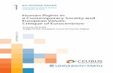 Human Rights in a Contemporary Society and European Values ...ceurus.ut.ee/wp-content/uploads/2011/06/eu_russia_paper1_sept1.pdf · - 1 - HUMAN RIGHTS IN A CONTEMPORARY SOCIETY AND