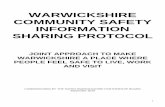 WARWICKSHIRE COMMUNITY SAFETY INFORMATION …safeinwarwickshire.files.wordpress.com/2020/04/awarwickshire-infosharing...Page 8 Section 6 Arrangements for Data Sharing Within Multiagency
