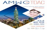 TDAC - Taiwan Dermatology Meeting · Dermatological and Aesthetic Surgery (TSDAS) in organizing the first AMWC Asia TDAC alongside the 6th Taiwan Dermatology Aesthetic Conference,