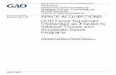GAO-19-482T SPACE ACQUISITIONS: DOD Faces Significant … · 2020-04-05 · system acquisitions carefully and avoid repeating past problems. This statement provides an update on DOD’s