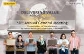58th Annual General Meeting...2018/04/12  · 58th Annual General Meeting Presentation to Shareholders by Datuk Mohaiyani Shamsudin, Chairman 11 Source: MKE Economics Research 1) Vietnam,