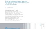Application Note Template - Rohde & Schwarz · Application Note 1CM94_5e Rohde & Schwarz LTE RF Measurements with the R&S CMW500 according to 3GPP TS 36.521-1 4 1 Introduction The