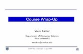 Course Wrap-Upvs3/comp422/lecture-notes/comp422-lec26-s08-v1a.pdfComputing a Minimum Spanning Tree Prim's sequential algorithm // initialize spanning tree vertices V T with vertex