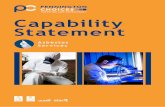Capability Statement - Pennington · with the Control of Asbestos Regulations (CAR 2012) in order to manage asbestos in your buildings. Our nationwide team of experienced professionals