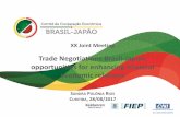 Trade Negotiations Brazil-Japan: opportunities for ......miscellaneous grains, seeds and fruit 180,5 3,9% 47 Pulp of wood or other fibrous cellulosic material 113,1 2,5% 20 Preparations