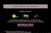 Model Stability from Shell farnuclearphysicsworkshops.github.io/ICNTatMichiganStateUniversity/d… · Model Stability from Shell far Fred´ eric Nowacki´ 1 International Collaborations