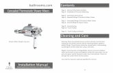 bathrooms.com Contents Concealed Thermostatic Shower Mixers · This book contains all the necessary ﬁtting and operating instructions for your thermostatic mixer valve. The valve