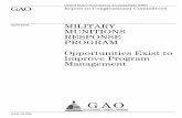 GAO-10-384 Military Munitions Response Program: Opportunities … · cleaning up munitions response sites; (3) extent to which DOD has established MMRP performance goals; and (4)