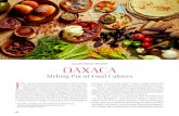 Claudio Poblete Ritschel* OAXACA - UNAM · Claudio Poblete Ritschel* OAXACA Melting Pot of Food Cultures and yaca, which literally means “nose,” complemented with the suffix “c,”