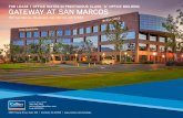 FOR LEASE > OFFICE SUITES IN PRESTIGIOUS CLASS “A” OFFICE ... · Trolley Station and 1/2 mile from Cal State San Marcos. Amenities & Features. FOR LEASE OFFICE SITES IN PRESTIGIOS