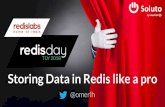 Using redis like a pro€¦ · Key-Value Store. A note about high availability Replication Append Only File (AOF) Snapshots ... Our use case: Keeping Redis in shape Our Redis plan