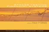 INTERNATIONAL MONETARY FUND · 4 Paul Hilbers and Matthew T. Jones. Constructing Scenarios Once the main vulnerabilities of interest have been identified, the next stage is to construct