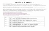 Algebra 1 Week 1 - Ms. Register's Algebra Classmsregister.weebly.com/uploads/5/6/6/2/5662217/week_1_algebra_1.pdfDuring Week 1, we will review and support mastery of the Algebra 1