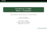 Introduction to LaTeX: Week 1: Installationpeople.csail.mit.edu/ddeford/Week_1_Presentation.pdfIntroduction Introduction to LATEX: Week 1: Installation Daryl DeFord, David Freund,