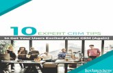 Has your CRM Solution gone stale within - Ledgeview Partners · PDF file Get back into CRM now. Turn your attitude, perspective, and workflows around. Set the right example for your
