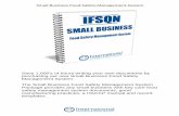 Small Business Food Safety Management System Business FSMS Product... · 2019-10-08 · Small Business Food Safety Management System The Small Business Food Safety Management System