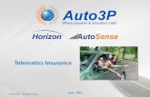 Telematics Insurance - auto3p-bg.com€¦ · Telematics Insurance - UBI Usage based insurance (UBI), also known as pay as you drive (PAYD) and pay how you drive (PHYD), is a type
