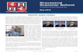 Page 1 Gravesend Grammar School · 2019-05-29 · Gravesend Grammar School Opportunity and hallenge in a aring Environment May 2019 Page Page 22 OITUARIES Peter Sanderson, Headteacher