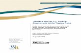 WR Paper: Telework and the US Federal Government: At the ... · Telework and the U.S. Federal Government: At the Tipping Point . How the Federal Government is One Step Ahead in Adoption