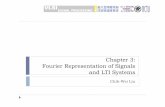 Chapter 3: Fourier Representation of Signals and LTI Systemstwins.ee.nctu.edu.tw/courses/ss_17/S14-03-3-Fourier.pdf · Fourier Representation of Signals and LTI Systems ... Uppercase