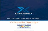 INDUSTRIAL MARKET REPORT...The olorado Springs industrial market closed 3Q 2016 with over 120,000 square feet (sf) of positive absorption. Despite the positive absorption, leasing