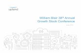 William Blair 38 Annual Growth Stock Conference · Why Customers Choose Upland Award-Winning Cloud Products You get the award-winning cloud solution that’s purpose-built for your