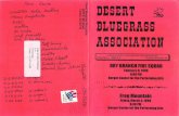 Desert Bluegrass Association â€“ Tucson Ar 2016-03-26آ  Desert Bluegrass AUGI OCTI DEC 1 FEB 1 APRI