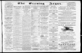 The evening Argus. (Rock Island, Ill.) 1870-02-28 [p ]....advertising rates. Communieatioae. er artiolee inserted aaaoag reading nutter, 1 rente per line. Dult abb Wbsblt. A dieeeut