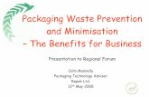 Packaging Waste Prevention and Minimisation â€“ The Benefits ... Repak Optimisation Services â€¢ Advice