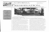 A QUARTERLY PUBLICATION OF THE CALIFORNIA … · CALIFORNIA VOLUME 25, No. 2 Summer 2000 ISSN 1521-1576 A QUARTERLY PUBLICATION OF THE CALIFORNIA PRESERVATION FOUNDATION This issue: