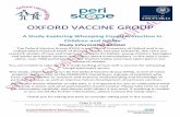 OXFORD VACCINE GROUP · 2020-02-28 · There are two different types of pertussis vaccine available worldwide, ‘acellular’ and ‘whole cell’. The whole cell vaccine was the