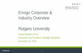 Envigo Corporate & Industry Overview Rutgers …ijobs.rutgers.edu/other/EnvigoRutgers.pdfNovember 15, 2016 Envigo Corporate & Industry Overview Rutgers University envigo.comenvigo.com