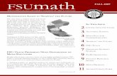 fsumath Fall 2009 - math.fsu.edu · smooth manifold topology. Those familiar with these topics will appreciate the superb classic texts chosen for the course: Rudin’s Principles