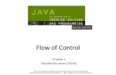 Chapter 3 Flow of Control - Computer Science & Eoreillyj/Slides/chap_03ed7JO.pdf · Flow of Control •Flow of control is the order in which a program performs actions. •Up to this