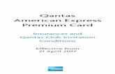 Qantas American Express Premium Cardicm.aexp-static.com/Internet/IntlHomepage/japa/AU_en/... · 2018-01-29 · 2 Qantas American Express® Premium Credit Card Insurances Policy Number: