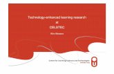 Technology-enhanced learning research at CELSTEC · – Immersive media – Mobile media – Social media • Director Wim Westera • Celstec Laboratory. Books Letters TV Telephone