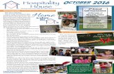 The Hospitality House · 2019-04-01 · Hospítalíty House "Sharing God's Grace with the Other Victims of Crime" House Happenings by Debra McCammon, Executive Director OCTOBER 2016