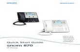 Quick Start Guide - use-IP Ltd · 2015-01-28 · Call LED • Blinking fast: Incoming call • Steady light: In call • Blinking slowly: Missed call. Press to turn it off. Star key