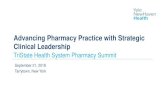 Advancing Pharmacy Practice with Strategic Clinical Leadership … · −Define strategic clinical leadership in health system pharmacy practice ... It’s where the battles get fought,