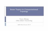 Some Topics in Computational Topologyweb.cse.ohio-state.edu/~wang.1016/courses/5559/Lecs/ams-compto… · Introduction Much recent developments in computational topology Both in theory
